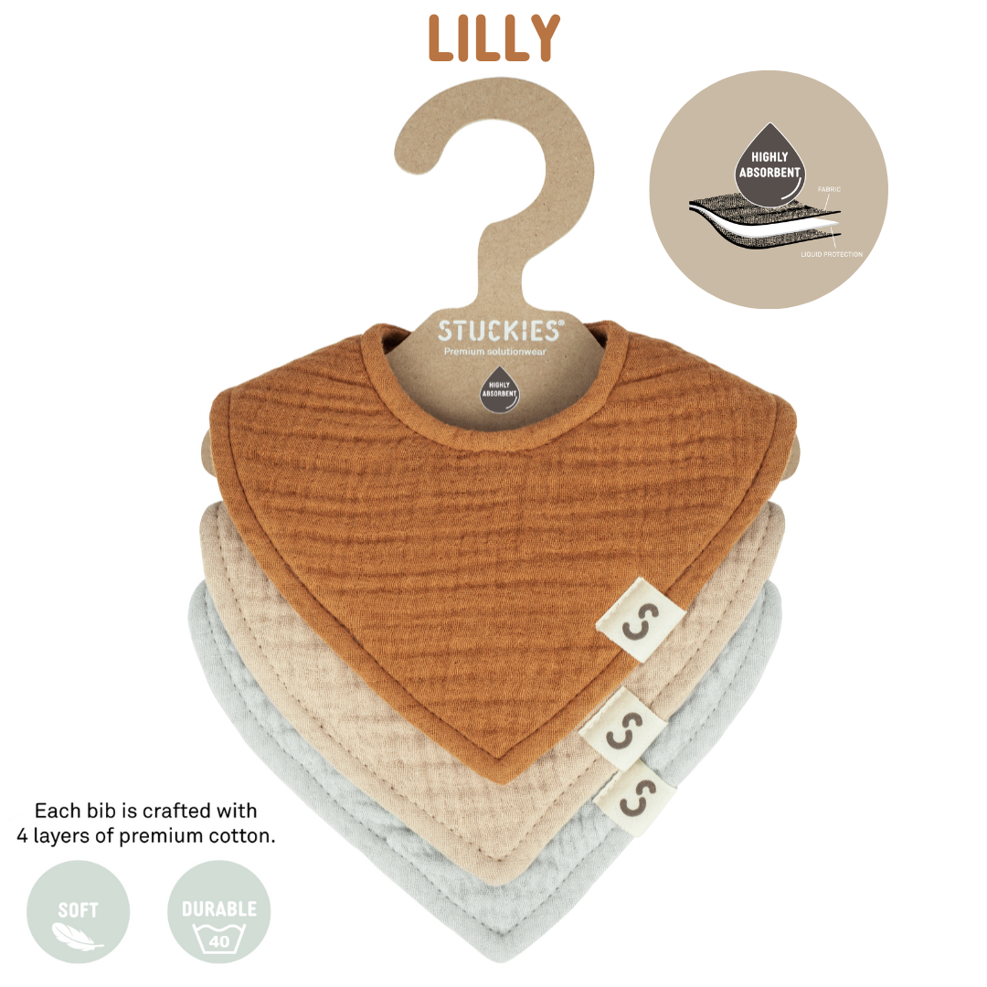 High Absorbency Bibs | 3-Pack