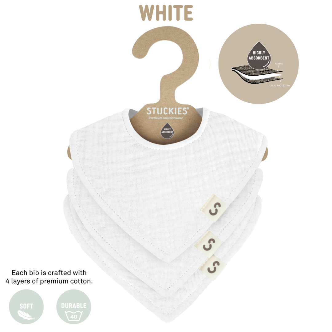 High Absorbency Bibs | 3-Pack